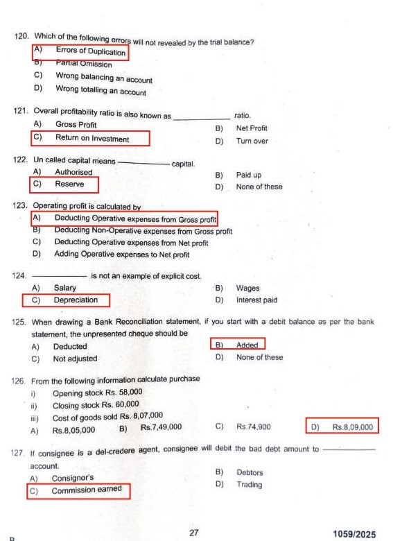 cseb answer key